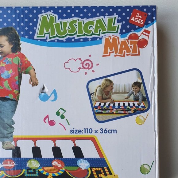 Kids Music Piano Dance Mat Keyboard Musical Birthday Gift, Toys 3+ - Picture 7 of 7